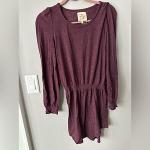 Chaser shirt dress with drop waist